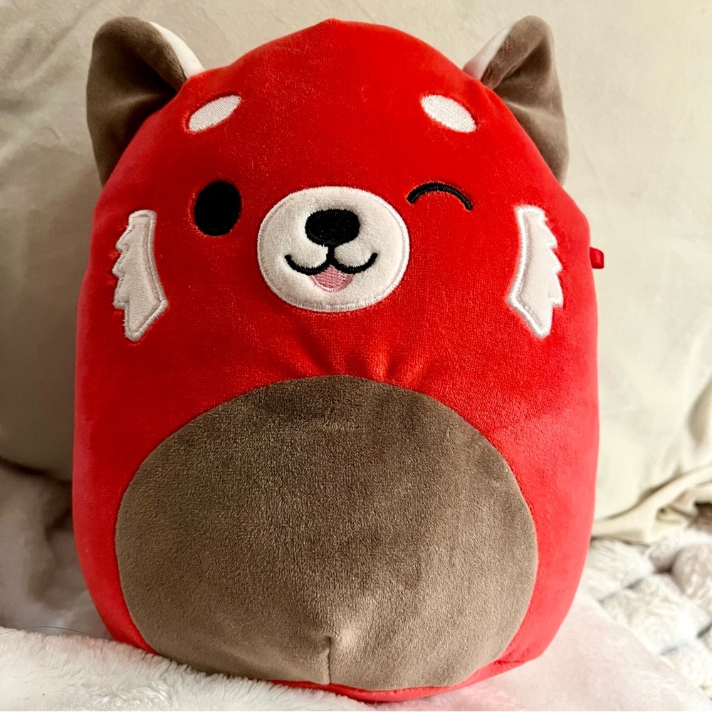 Cici the Red Panda Squishmallows Plush Toy Kellytoy stuffie firefox